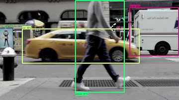 Object and people detection in the street from a video stream -- python + TensorFlow + openCV