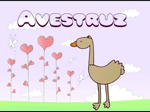 Como Dibujar Una Avestruz Dibujos De Animales Para Ninos Youtube