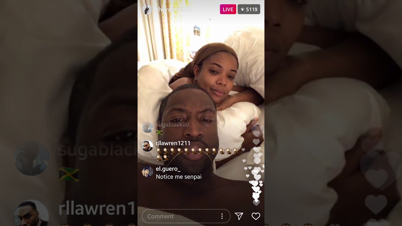 Dwayne Wade & Gabrielle Union IG Live Part 2