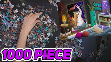 I spent 8 hours doing an Exploding Kittens Puzzle || 1000 Pieces
