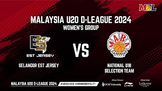 Live Malaysia U20 D-League 4Pmucsi Selangor Est Jersey W Vs National U18 Selection Team W