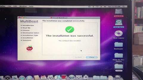 Mac OS X Snow Leopard install tutorial for Sony Vaio VPC-EB1S1E/BJ Part 2