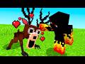 ¡Athos adoptó AL CIERVO de 99 Noches en el Bosque en Minecraft!