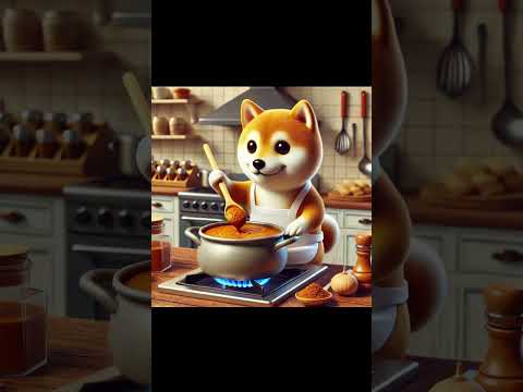 Shiba Inu Cooking: