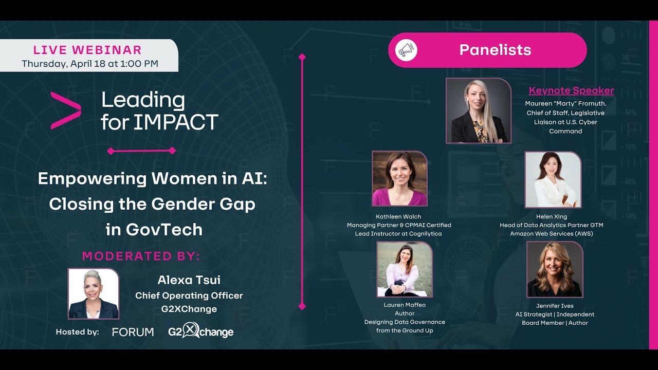 Empowering Women in AI: Closing the Gender Gap in GovTech - YouTube