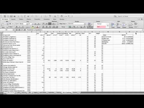 Track Your Sales! eBay Inventory Spreadsheet - YouTube