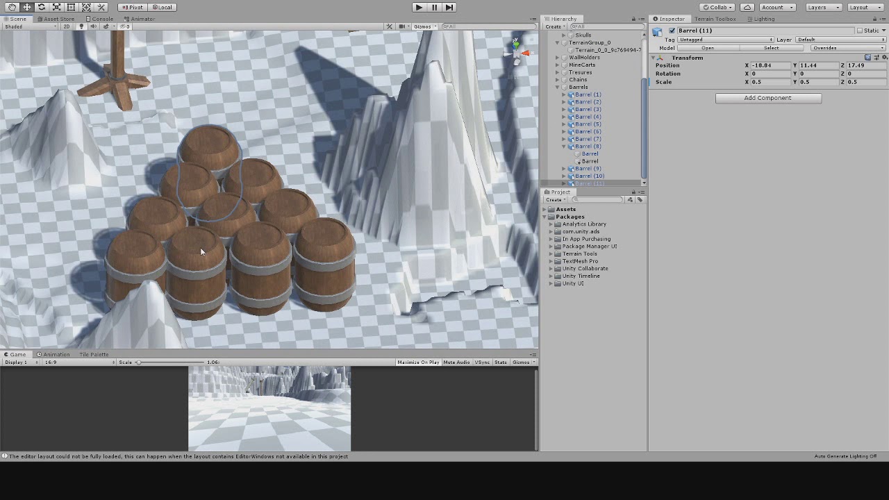 First Level Design - Timelapse (Unity 2019) - YouTube