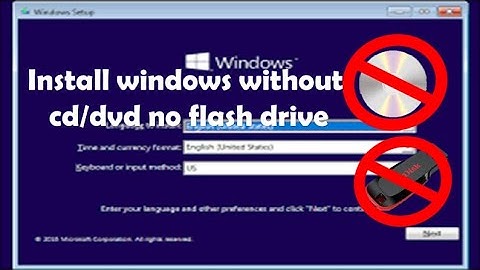 How to install  Windows without cd/dvd / for Windows 7, 8.1, 10, 11
