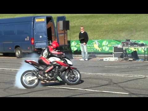 Craig Jones Stunts at Essex Air Ambulance bike run...