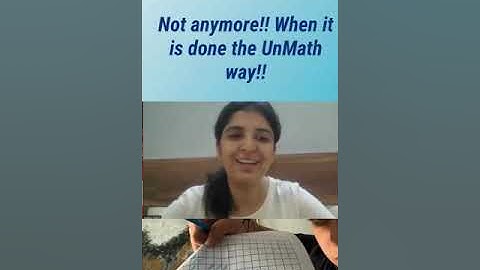 UnMath Session Snippet -Area #mathconcept