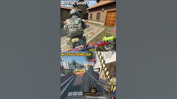 Mythic Ghost Vs Mythic Templar Execution in COD Mobile 🔥 #shorts #codmobile #callofdutymobile