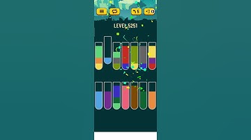 water sort puzzle - level 5251