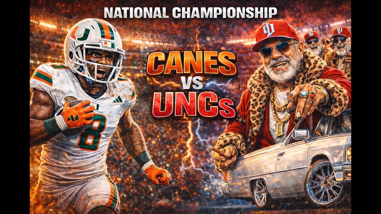 Morning Breathe - Canes vs Indiana  ( The UNCs ) | Caneville live from the NationaL Championship
