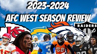 AFC West: Season Review (2023-2024)