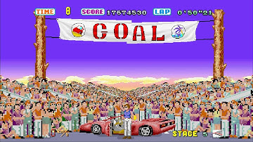 OutRun: Goal D (Japan Layout) | 60fps Cannonball