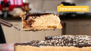 Torta de maracujá com CCGL. 😋🥛