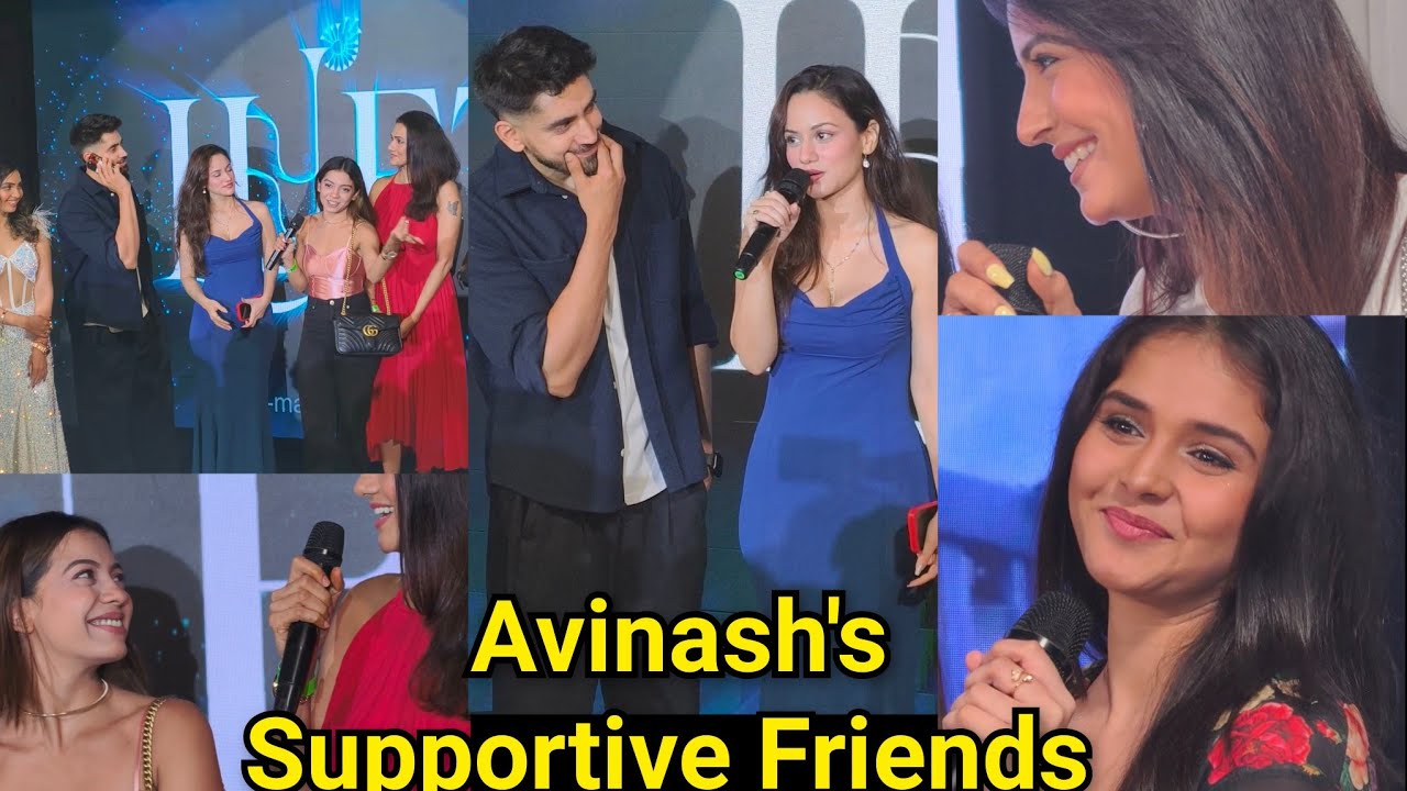 Avinash Mishra with Beautiful Friends Muskan Bamne Simran Budharup & more Supporting His new song 