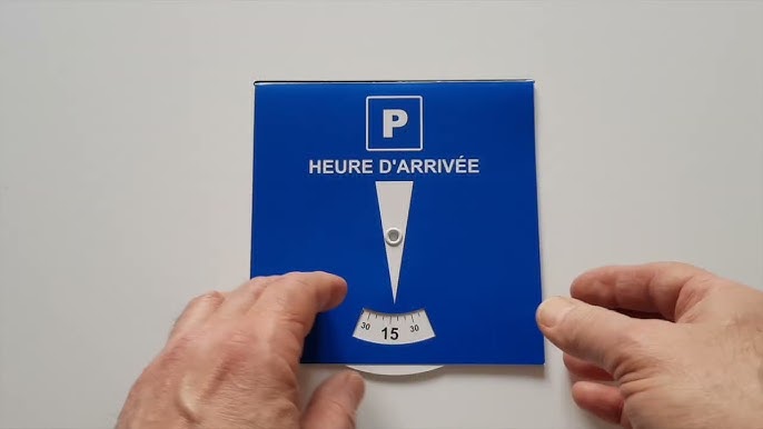  BLAUBODY Disque Bleu de Stationnement Zone Bleue (ÉCOLOGIQUE &  Fabriqué en France) Disque Stationnement Carte Horodateur Europeen Parking  Stationnement Voiture Accessoires Auto (Garantie)