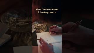 When I lost my excuses I found my results. motivation upsc upscmotivation shorts