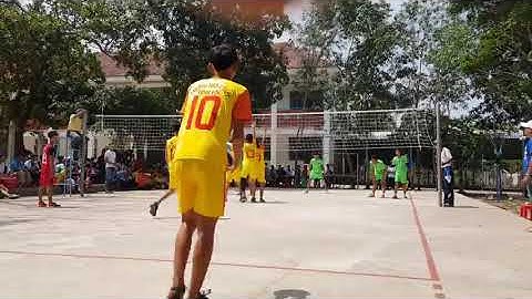 Vòng loại bóng chuyền: THCS - THPT Vĩnh Lộc VS THPT Ba Chúc