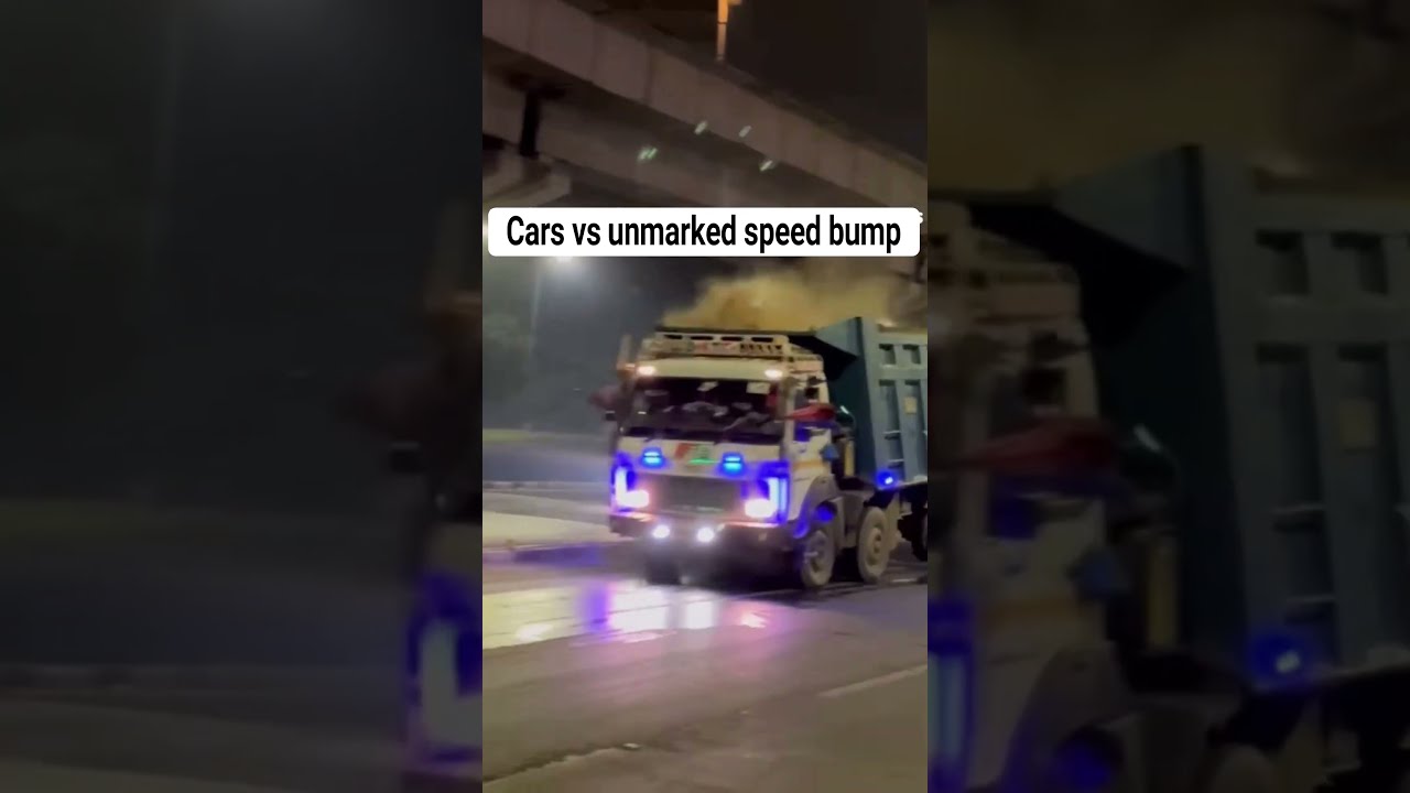 High Speed Cars Vs Unmarked Bump Shorts Speedbumps Car Truck