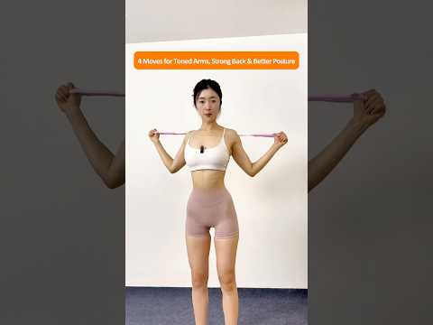 4 Simple Home Exercises to Sculpt Slim Arms, Shape Your Back and Build Beautiful Shoulders