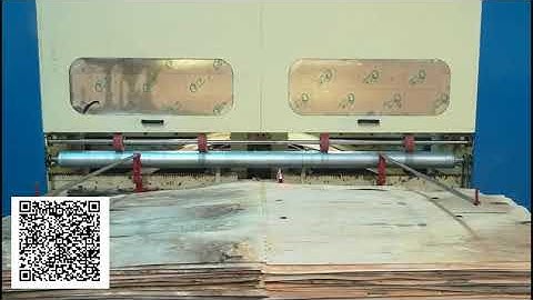 Long core veneer composing machine teeth shape bonding in green plywood