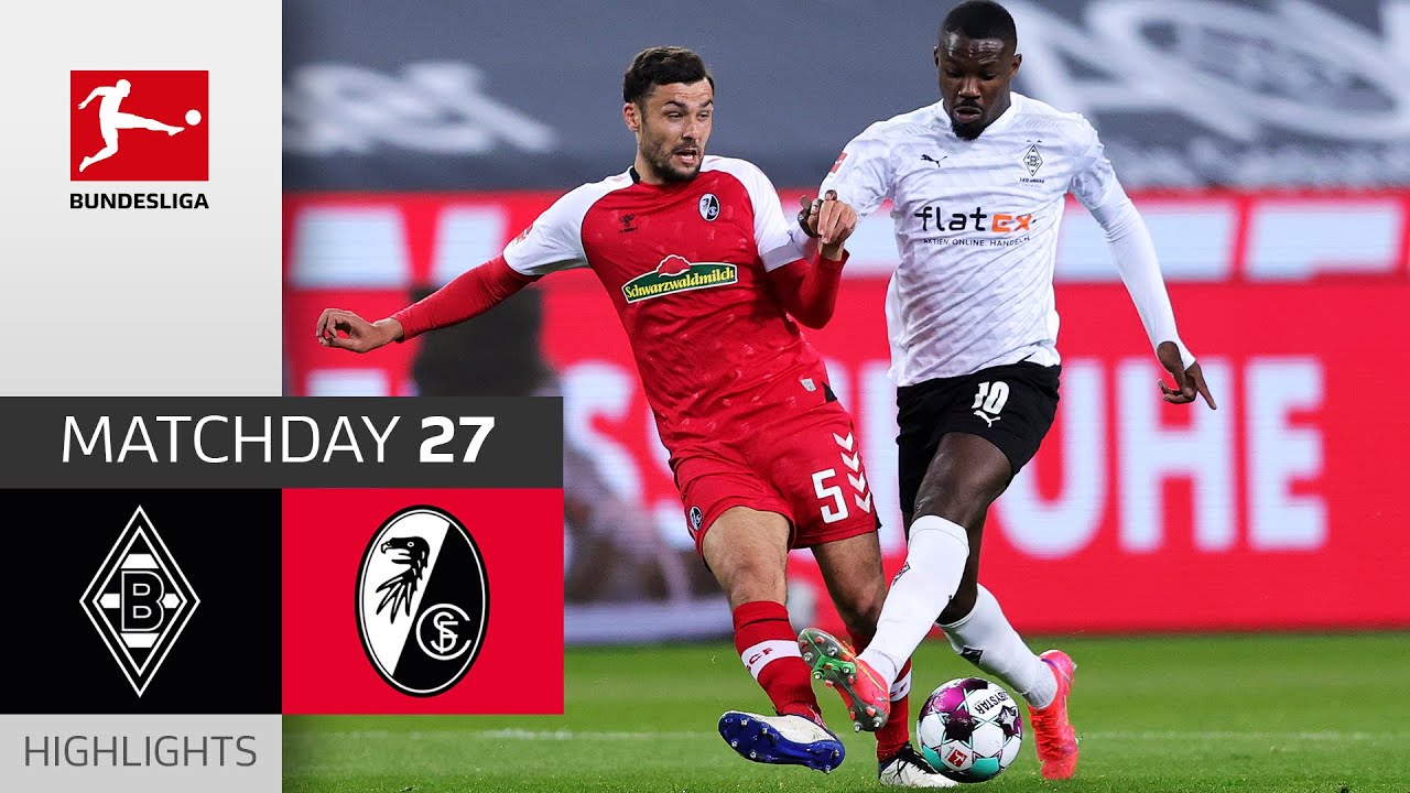 Borussia M'gladbach - SC Freiburg, 2-1, Highlights