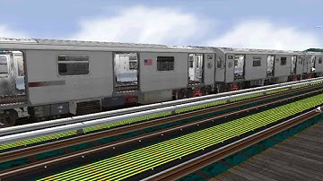 OpenBve; seeing here is an R142 being tested on the Third Avenue Elevated At 204th Street