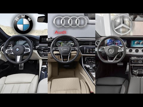 2019 Audi A6 Vs Bmw 5 Series Vs Mercedes Benz Interior