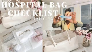 WHAT’S IN MY HOSPITAL BAG UK |Hospital bag Checklist for baby #2 |what to pack in your hospital bags