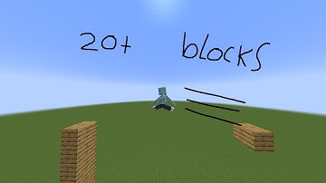 How to jump insanely high in Minecraft using a Slime Block!