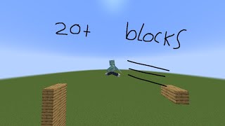 How to jump insanely high in Minecraft using a Slime Block!