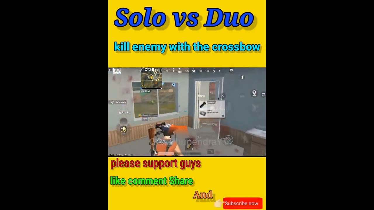 Kill Enemy with the crossbow in old besin PUBG mobile lite gameplay#short #trending #GODBhupendraYT