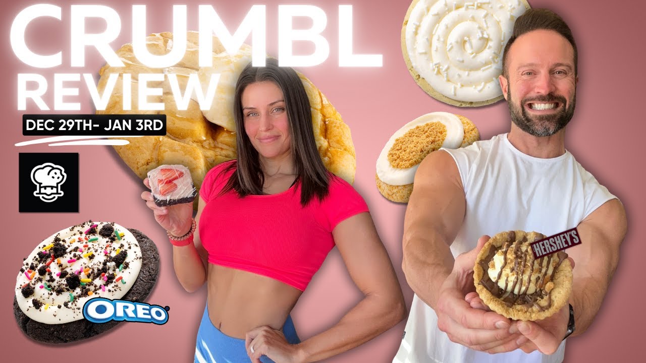 Мы съели ВСЕ новогодние печенья от Crumbl… Это нас просто шокировало 😳🍪
