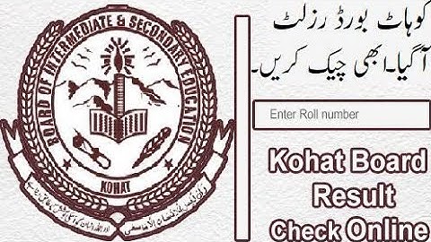 #Kohat Board 9th and 10th annual exame result 2022 (@salarinfo960 )