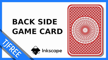 Game Playing Card Back in Inkscape / SVG