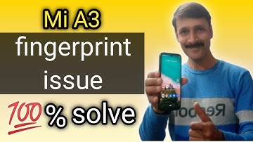 Mi A3 fingerprint not working problem solved