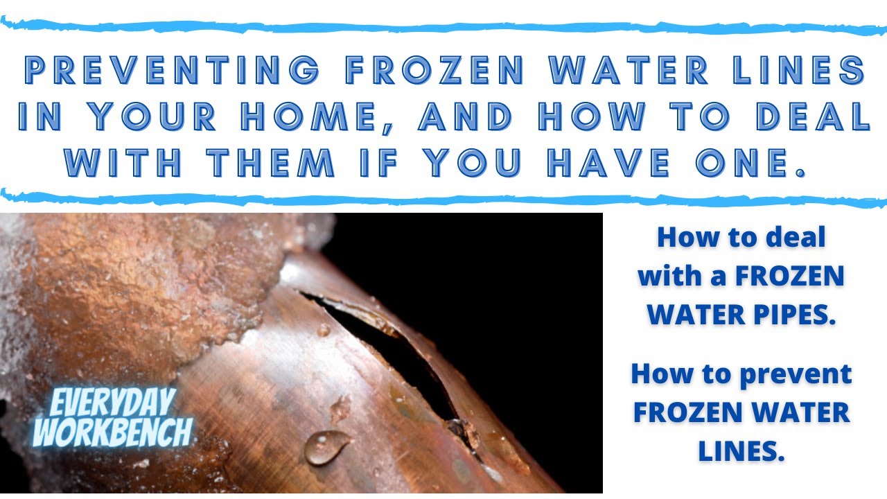 Preventing and resolving frozen pipes in your home. Thawing frozen