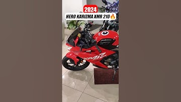 2024 HERO KARIZMA XMR 210 RED COLOUR #hero #karizmaxmr #herobikes #splendor #automobile #bike #viral