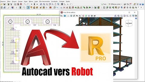 comment IMPORTER UN FICHIER AUTOCAD VERS ROBOT structural