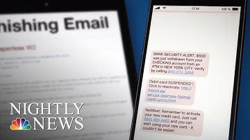 ‘Smishing’ Cyber Attacks Target Customers Via Text Message | NBC Nightly News