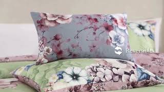 Bebejan Lilac Cascade 5-Piece Reversible Comforter set screenshot 5