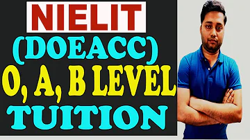 NIELIT O, A, B, LEVEL TUITION | DOEACC COURSES TUITION | ALL SEMESTER TUITION | CALL @9007292436