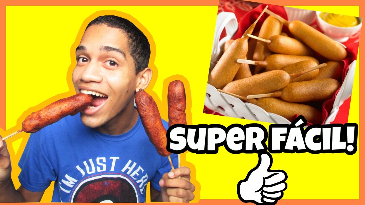 FAZENDO CORN DOGS! DIY! - YouTube