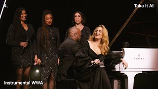 Adele - Take It All (Instrumental With backing vocals) (Weekends With Adele). Cc: tim.bebrave