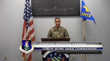 108th AMXS Change of Command