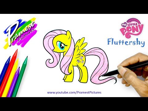Fluttershy Cara Menggambar Dan Mewarnai Gambar Kuda Poni Untuk