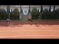 Technical hurdles training by ukraines athlete viktoriia tkachuk