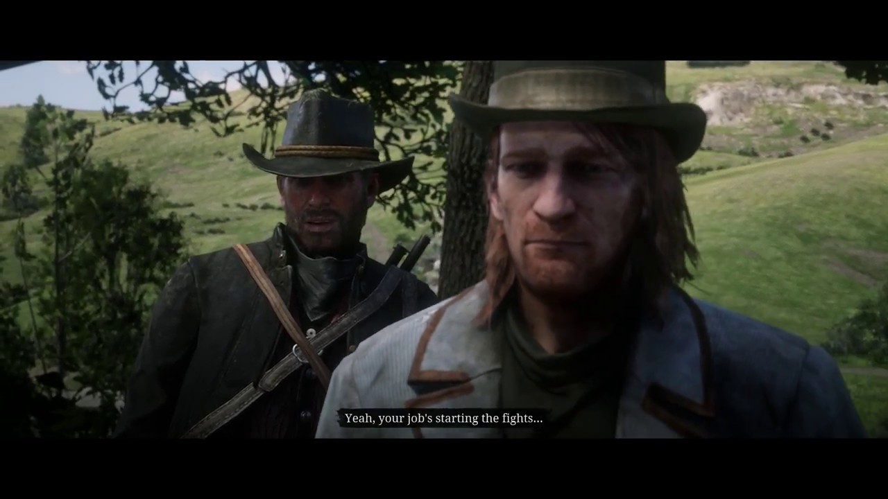 Red Dead Redemption 2 - Pouring Fourth IV: Sean McGuire Antagonizes Morgan Cutscene - YouTube